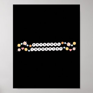 Poster Amizade Terapêutica Física Bracelet Pt Pta Ther