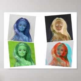 Poster Amo as minhas bonecas