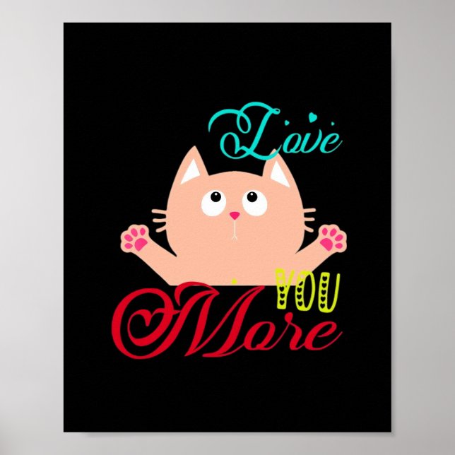 Poster Amo Mais Estilo Elegante  (Frente)