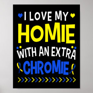 Poster Amo meu parceiro com um cromossomo extra Pai Mãe F