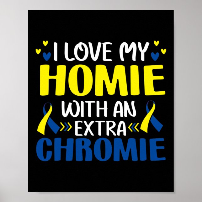 Poster Amo meu parceiro com um Gif extra de Cromia Trisom (Frente)