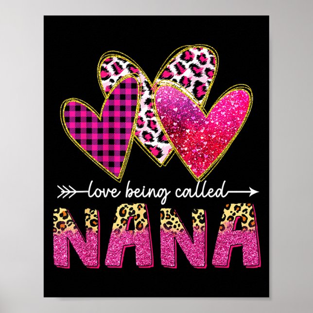 Poster Amo ser chamada de nana avó dia das mães (Frente)