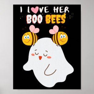 Poster Amo Seu Dia de as Bruxas engraçado De Abelhas Mari