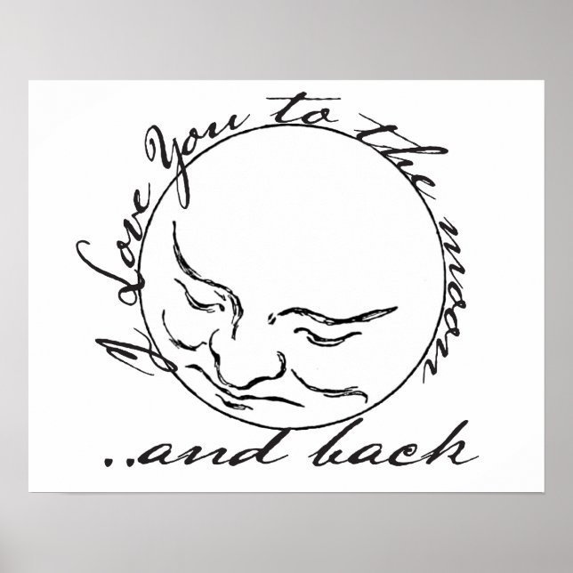 Poster Amo-te à Lua e Volta (Frente)