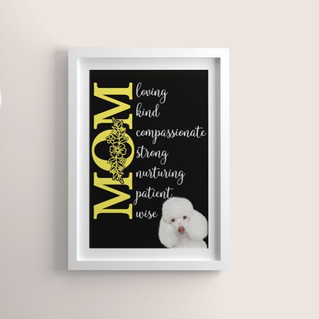 Poster Amo-te, mãe.do seu Poodle (Criador carregado)