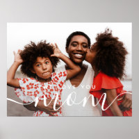 Amo-Te Mãe Foto Clássica Moderna