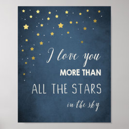 Poster Amo-te mais do que todas as estrelas.