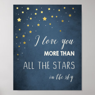 Poster Amo-te mais do que todas as estrelas.