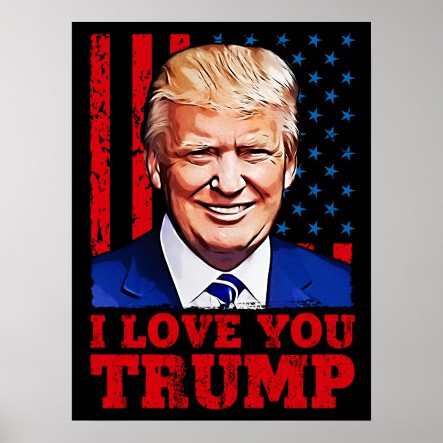 Poster Amo-te, Senhor Presidente do Donald (Frente)