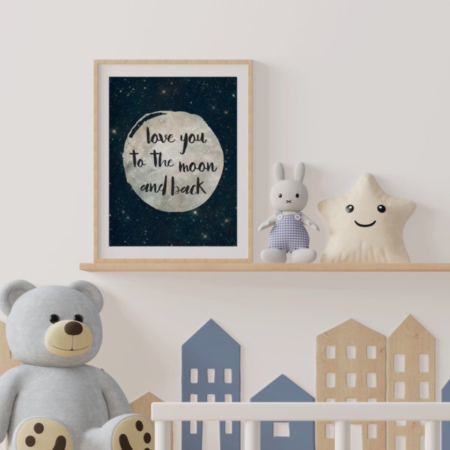 Pôster Amo Você até a Lua e de Volta (Criador carregado)