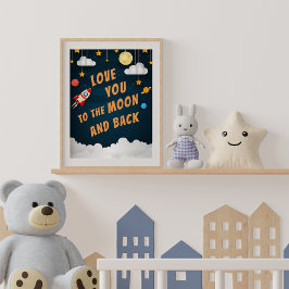 Poster Amo Você até a Lua e de Volta