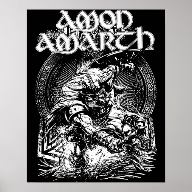Poster Amon Amarth Fan Art Tribute Design (Frente)