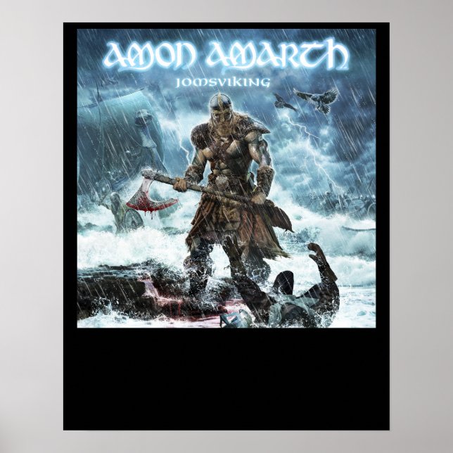 Poster Amon Amarth - Primeiro Matar (Frente)