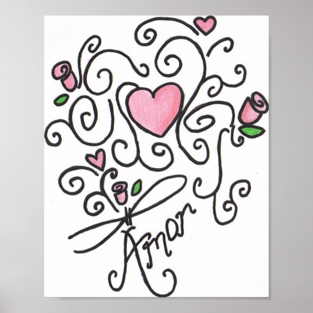 Pôster Amor (Frente)