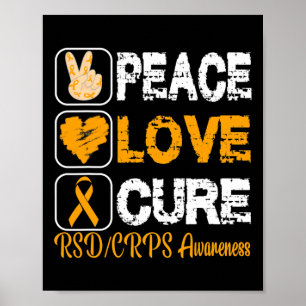 POSTER AMOR A PAZ CURA SENSIBILIZAÇÃO RSD CRPS