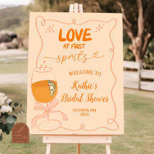 Amor à Primeira Taça de Spritz Chá de Noiva