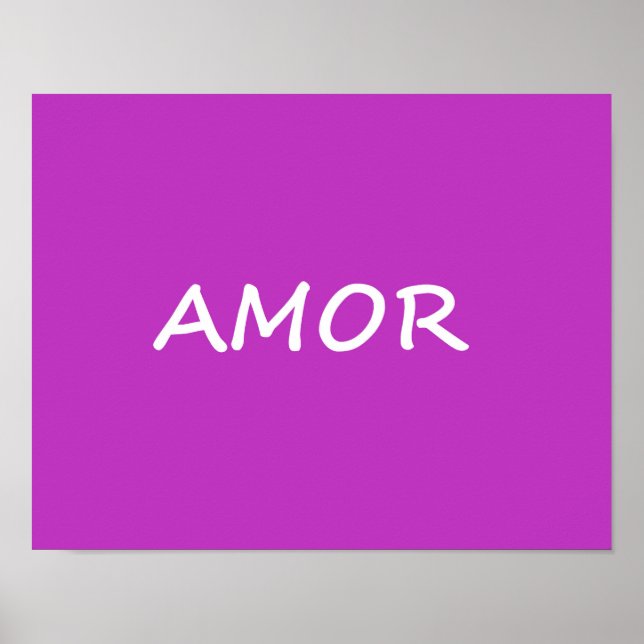 Pôster Amor, Amor Espanhol (Frente)