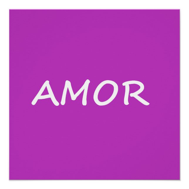 Pôster Amor, Amor Espanhol (Frente)