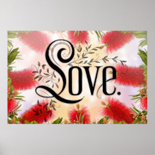 Poster Amor Antigo Floresce
