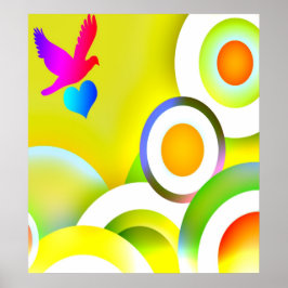 Poster amor arco-íris