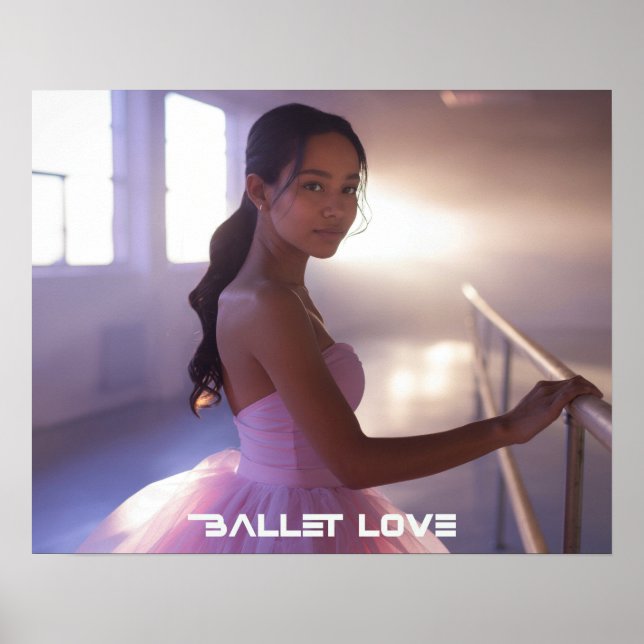 POSTER AMOR BALLET - BALLET & DANÇA (Frente)