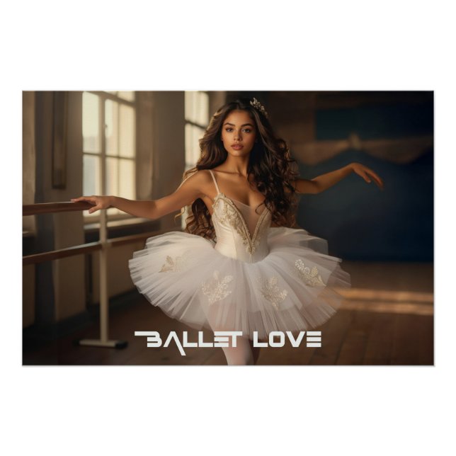 PÔSTER AMOR BALLET - BALLET & DANÇA (Frente)