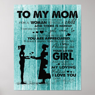 Poster Amor Cita A Mãe   Carta À Minha Mãe  