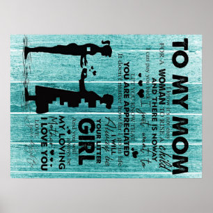 Poster Amor Cita A Mãe Carta À Minha Mãe