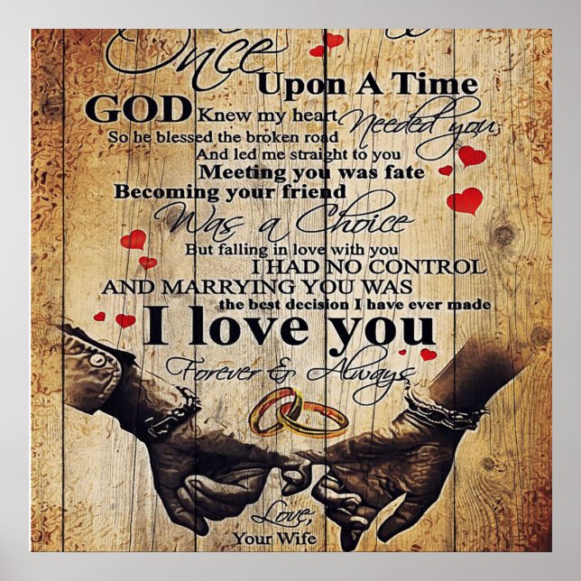 Poster Amor Cita Meu Marido, Decência Doméstica (Frente)