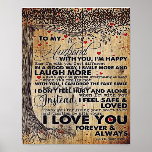Poster Amor Cita Meu Marido, Trendy Gift