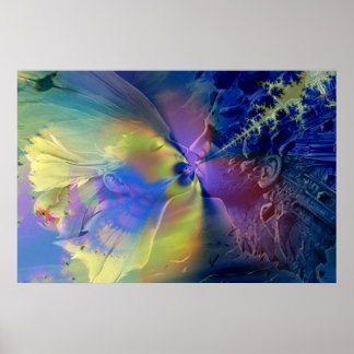 Pôster Amor com chama gêmea