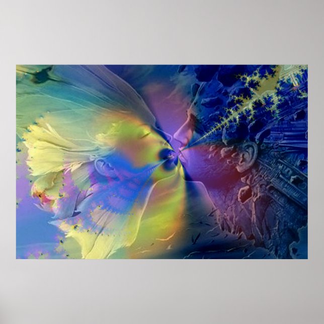 Pôster Amor com chama gêmea (Frente)