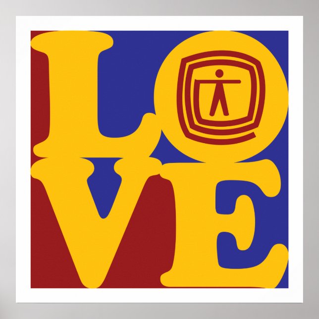 Pôster Amor com Terapia Ocupacional (Frente)