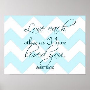 Poster "Amor como eu o amei" 15:12 de John