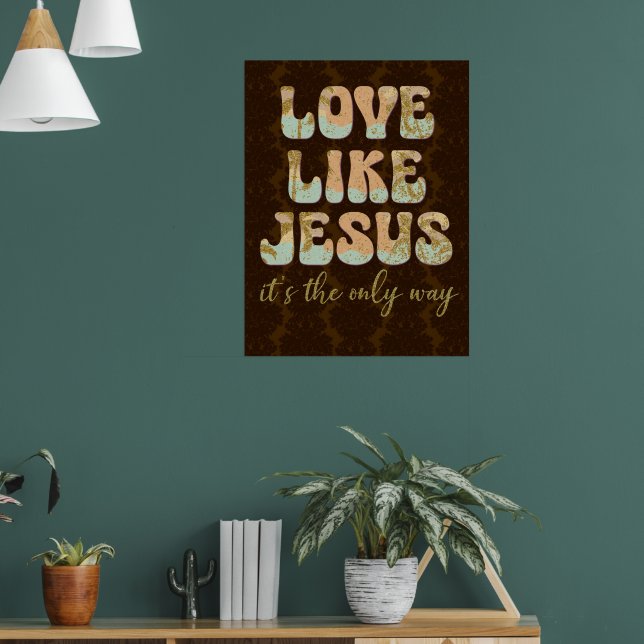 Poster Amor Como Jesus; A Única Maneira Cristã (Sala de Estar 1)