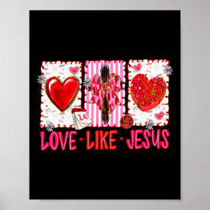 Poster Amor Cristão Como Jesus Dia dos Namorados Homens M