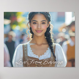 Poster AMOR DA BAVÁRIA - Linda Moça Bávara