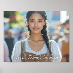 Poster AMOR DA BAVÁRIA - Linda Moça Bávara