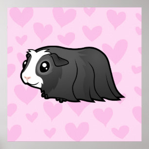 Pôster Amor da cobaia (cabelo longo)