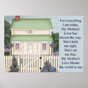 Poster Amor da minha mãe - Dia de as mães