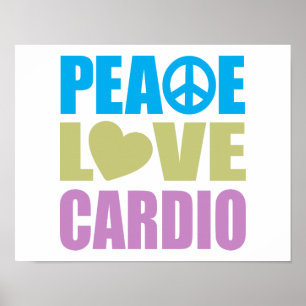 Poster Amor da paz cardio-
