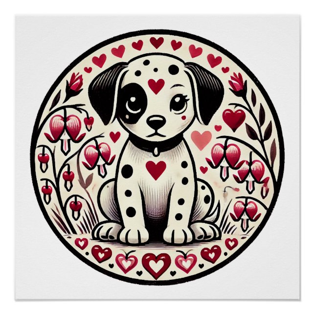 Pôster Amor Dalmata (Frente)