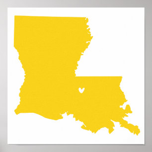 Pôster Amor de Baton Rouge, Louisiana