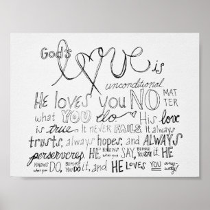 Poster Amor de Deus