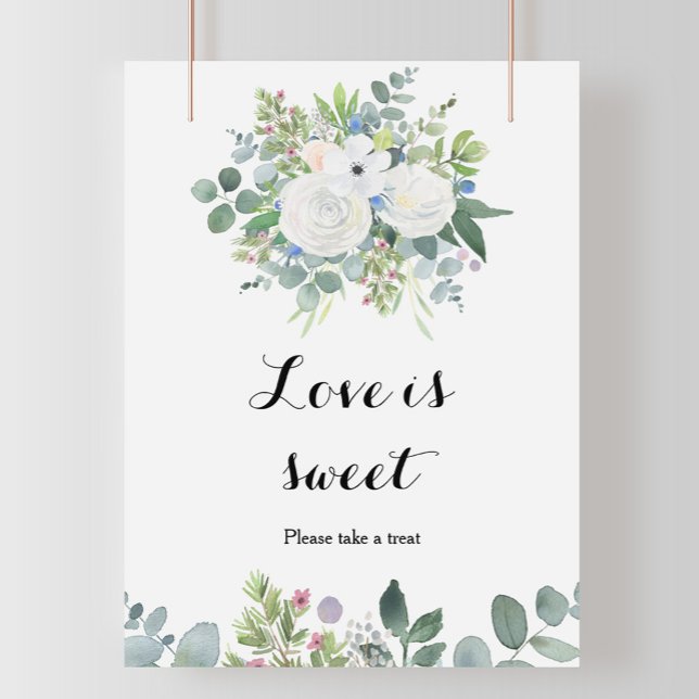 Poster Amor de Eucalipto Tropical é Doce (Criador carregado)