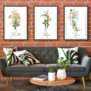 Poster Amor de Flores Silvestres