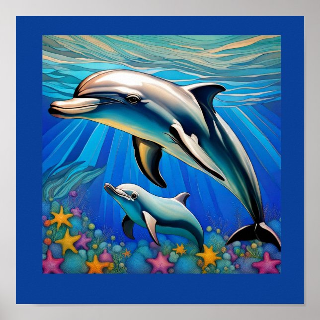 Poster Amor de Golfinho (Frente)