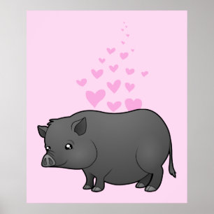 Pôster Amor de Porco Miniatura