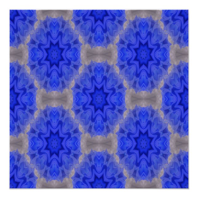 Pôster Amor de renda azul... (Frente)