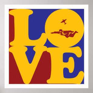 Poster Amor de Skydiving
